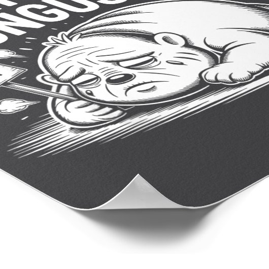 I Freaking Hate My Chungus Life Funny Meme Quote  Poster (Hoek)