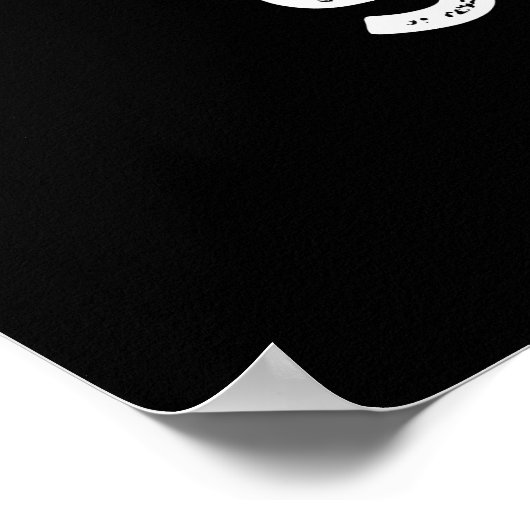 I Freeze Stuff Funny Camera Pun Dark BG Poster (Hoek)