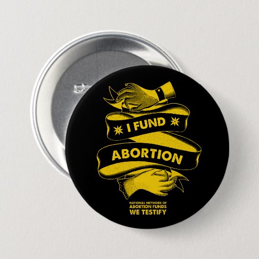 I Fund Aboration Button (Voorkant /achterkant)