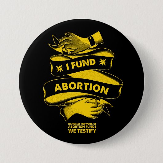 I Fund Aboration Button (Voorkant)