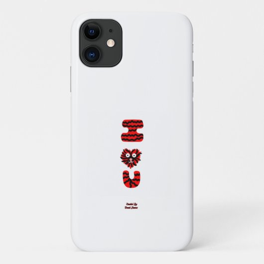 I Fuzzy U Apple iPhone 11 Hoesje (Achterkant)