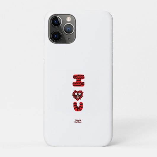 I Fuzzy U Apple iPhone 11 Pro Hoesje (Achterkant)