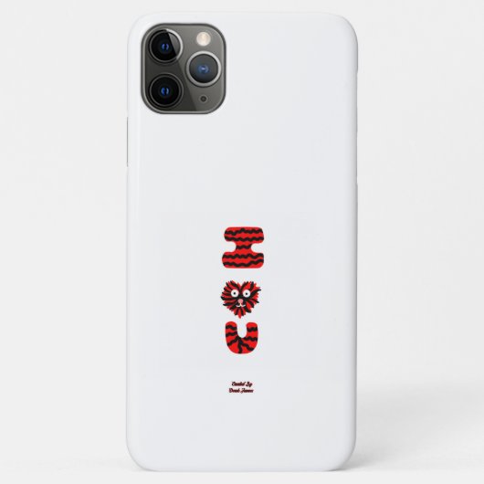 I Fuzzy U Apple iPhone 11 Pro Max Hoesje (Achterkant)