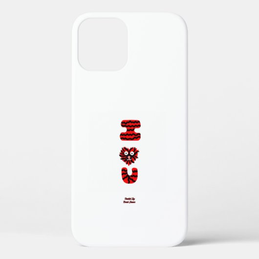 I Fuzzy U Apple iPhone 12 Hoesje (Achterkant)