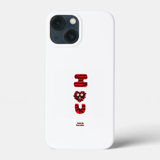 I Fuzzy U Apple iPhone 13 Mini Hoesje (Achterkant)