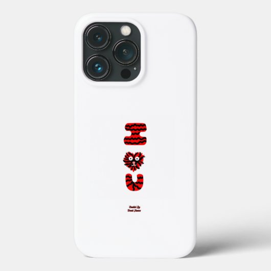 I Fuzzy U Apple iPhone 13 Pro Hoesje (Achterkant)