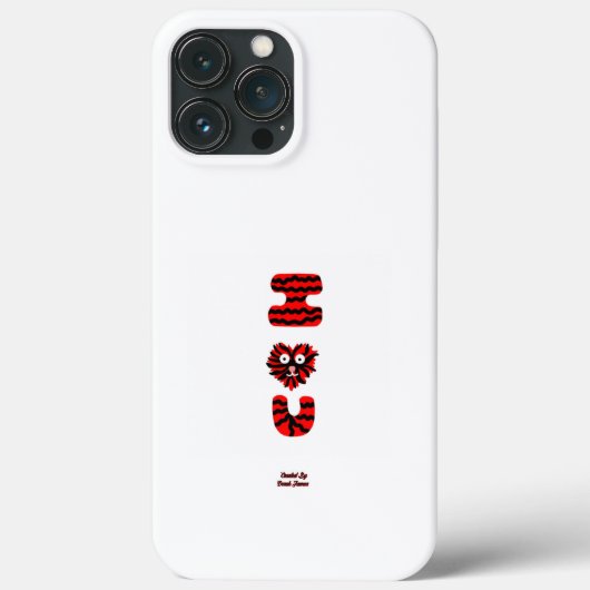 I Fuzzy U Apple iPhone 13 Pro Max Hoesje (Achterkant)