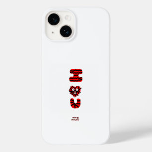 I Fuzzy U Apple iPhone 14 Hoesje