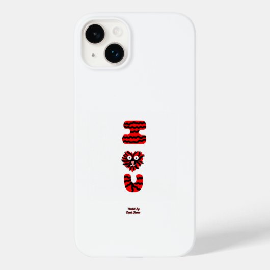 I Fuzzy U Apple iPhone 14 Plus Hoesje (Achterkant)