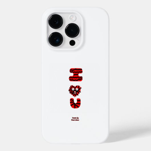 I Fuzzy U Apple iPhone 14 Pro Hoesje (Achterkant)