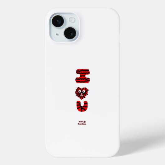I Fuzzy U Apple iPhone 15 Plus Hoesje (Achterkant)