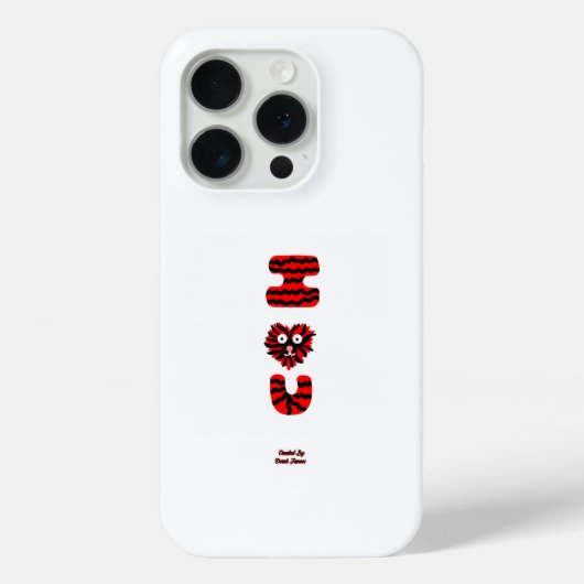 I Fuzzy U Apple iPhone 15 Pro Hoesje (Achterkant)