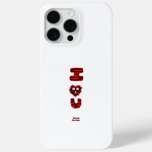 I Fuzzy U Apple iPhone 15 Pro Max hoesje (Achterkant)