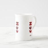 I Fuzzy U Bone China Mok (Voorkant rechts)