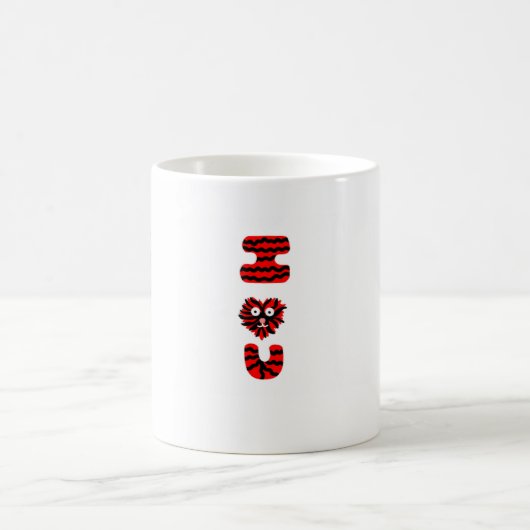 I Fuzzy U Coffee Mok (Center)