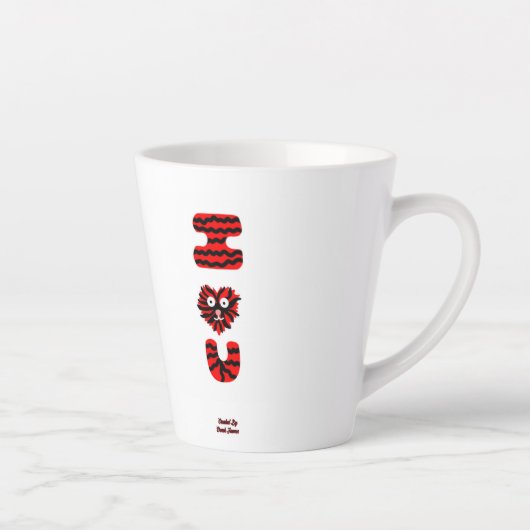 I Fuzzy U kleine latte Mok (Rechts)