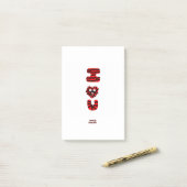 I Fuzzy U Post-it Notes (10,2 cm x 15,2 cm) (Op bureau)