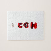 I Fuzzy U Puzzel (20,32 cm x 25,4 cm) (Horizontaal)
