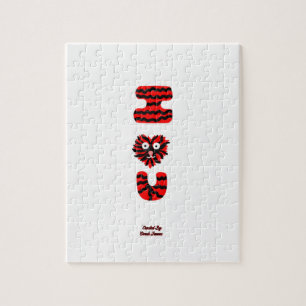 I Fuzzy U Puzzel (20,32 cm x 25,4 cm)