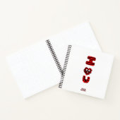 I Fuzzy U Spiral Notitieboek (Binnen)