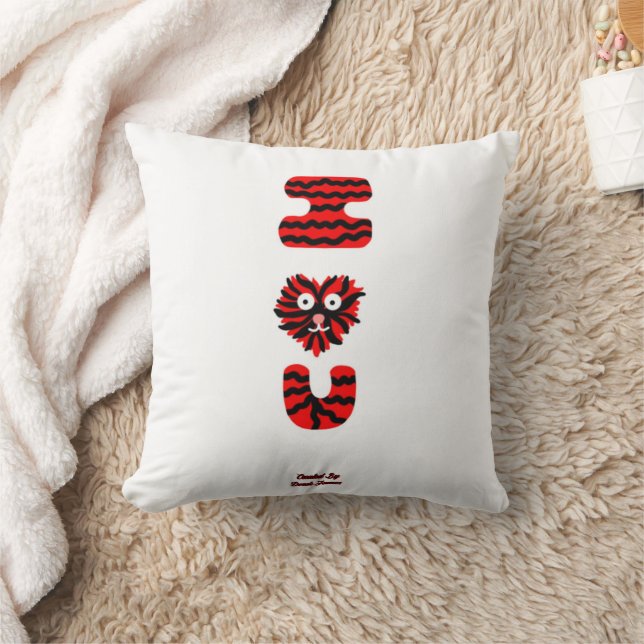 I Fuzzy U Square Sierkussen (Deken)