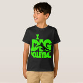 I g VB, neongroen T-shirt (Voorkant volledig)