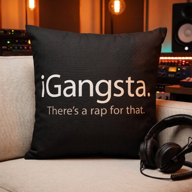 i Gangsta - Er is een Rap Voor Dat (iGangsta) Kussen (Creator heeft geüpload)