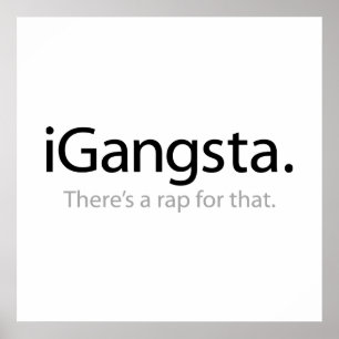 i Gangsta - Er is een Rap voor Dat Poster