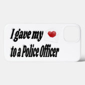 I Gave My Heart to a Police Officer   Case-Mate iPhone Case (Achterkant (horizontaal))