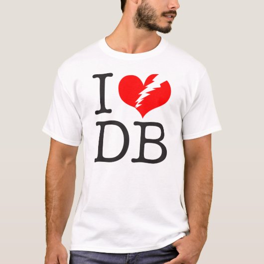 I (gebroken hart) DB Light T-Shirt (Voorkant)