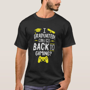 I Gecormeerde PHD Funny Gaming PH.D Candidate Stud T-shirt