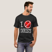 I (geen hart) TOURISTS T-shirt (Voorkant volledig)