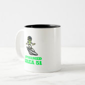 I Gestormd gebied 51 Tweekleurige Koffiemok (Voorkant links)