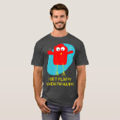 I Get Flappy When Im Happy Funny Autism T-shirt (Voorkant volledig)