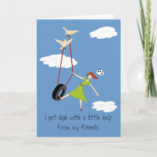 I get high with a little help from my friends kaart