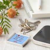 "I & Girls" Sleutelhanger (Zijkant)