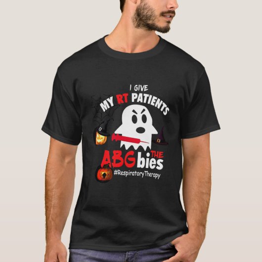 I Give My RT Patient Respiratory Therapy Boo T-shirt (Voorkant)