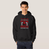 I Go Curling Because Punching People Is Frowned Up Hoodie (Voorkant volledig)