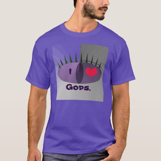 I ❤️ GODS. T-SHIRT (Voorkant)