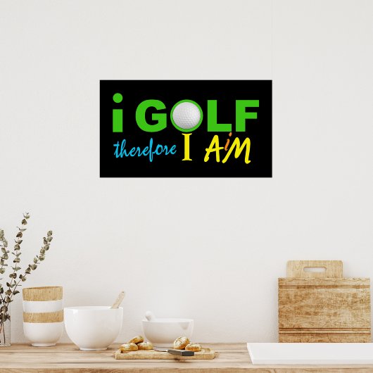 I GOLF poster (Keuken)
