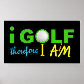 I GOLF poster (Voorkant)