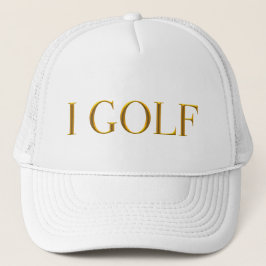 I Golf Trucker Hat Pet