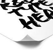 I Got A 90s R & B Type Heart Grunge Caps Poster (Hoek)