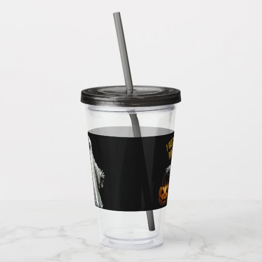 I Got A Rock Halloween Acryl Drinkbeker (Links)