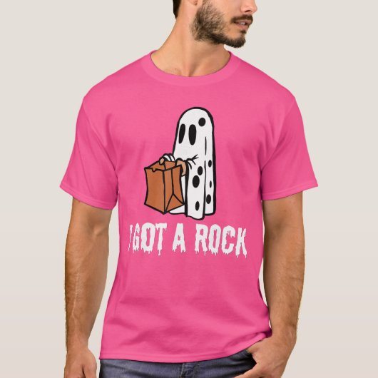 I Got A Rock Halloween funny T-shirt (Voorkant)