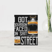 I Got Bourbon Faced Street - Whiskey &amp; Bourbon Kaart (Voorkant)