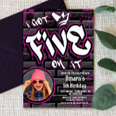 I Got Five on It - Roze Meisje Kaart
