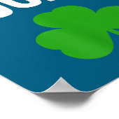 I Got Lucky Dad St Patricks Day Pregnancy Announce Poster (Hoek)