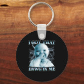 I Got That Dawg In Me Ai Baby Meme Funny Viral Mem Sleutelhanger (Voorkant)