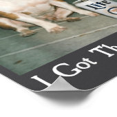 I Got That Dog In Me Funny Bulldog Smoking Beer Do Poster (Hoek)